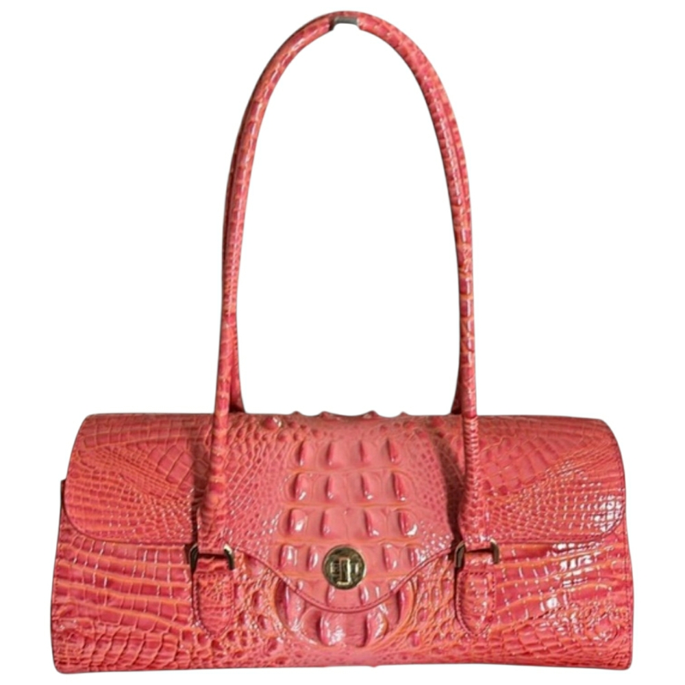 Brahmin Dayan Snapdragon Crocodile Embossed Shoulder Bag (Retail $329) - NWT!
